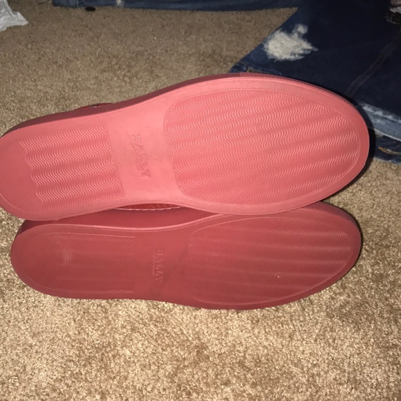 Red Bally sneakers - Picture 3 of 4